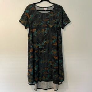 LuLaRoe patterned dress medium